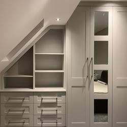 Loft room fitted wardrobes &#8211; Disley
